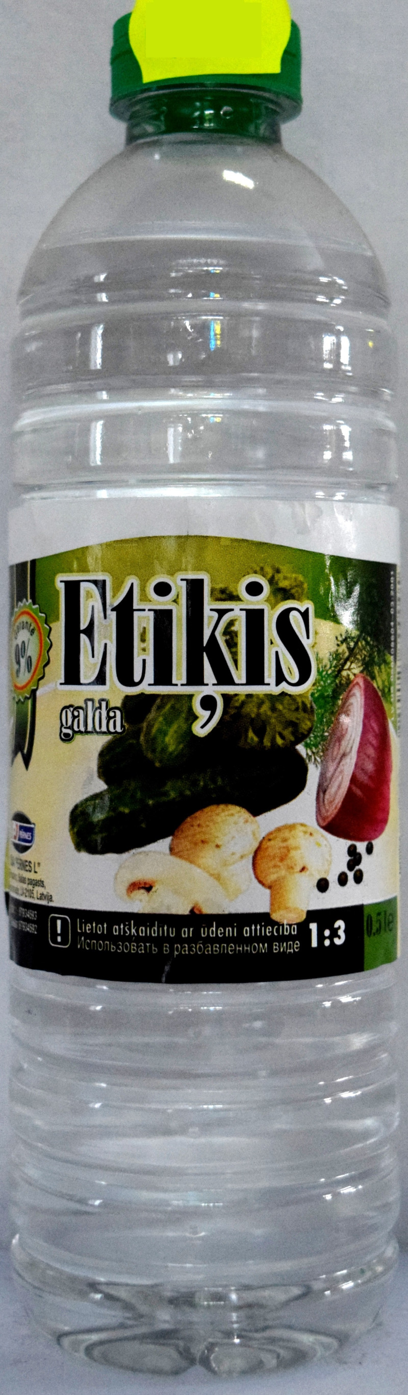 Etiķis galda 9% Pērnes 1L 1/15 Latvija