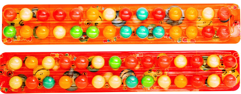 Košļājamā gumija Woogie ball 70g 1/30 (02.2028) Austrija