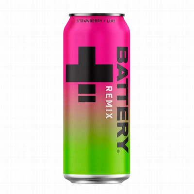 Enerģijas dzēriens BATTERY Strawberry+Lime 0.5l 1/24 DEPOZĪTA maksa 0.10 eiro(02.07.27)
