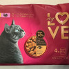 Kaķu konservi My Love ar tītaru un vistas gaļu maigā mērcē  4*85g 1/13 (10.12.26) Lietuva