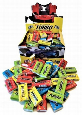 Košļājamā gumija Turbo 4.5g*100gb (05.27) Turcija