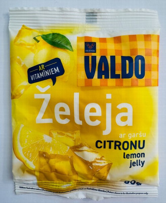 Želeja Valdo ar citronu garšu 80g (08.09.2027) Lietuva