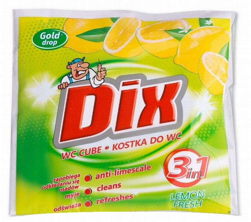 Tualetes bloks DIX Lemon Fresh 35g (09.05.2027) Polija