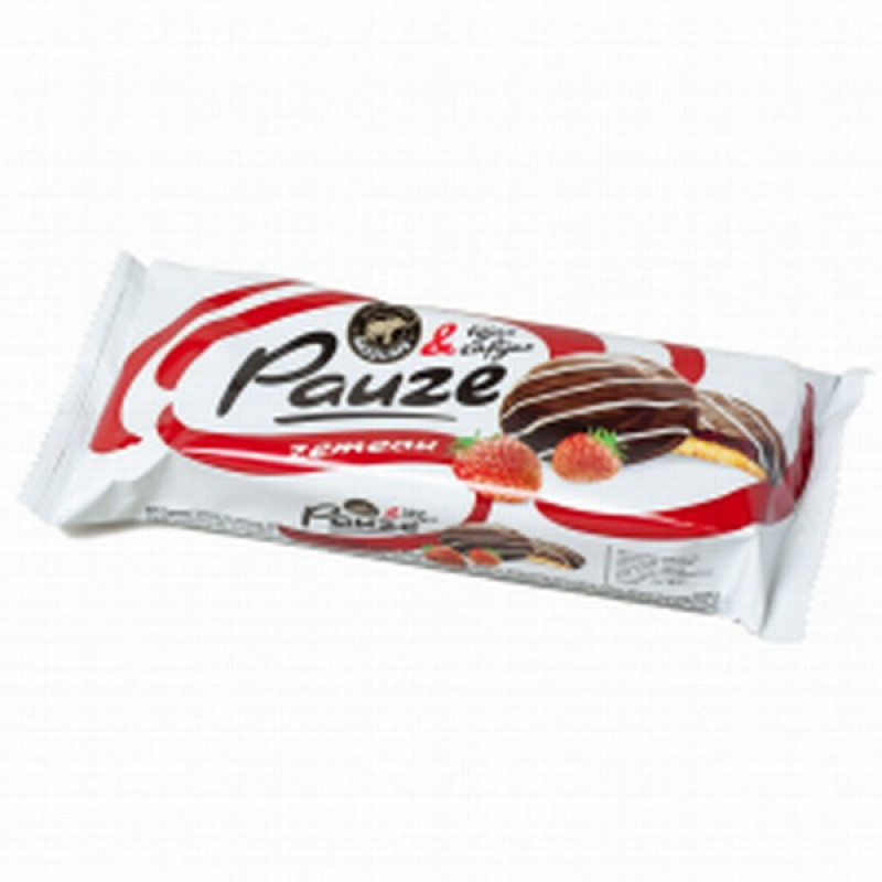 Cepumi Pauze ar zemeņu marmelādi 135g (10.04.27) Polija