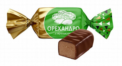 Šokolādes konfektes Orehandro arahis 1kg Ņevskij(15.02.27) Krievija