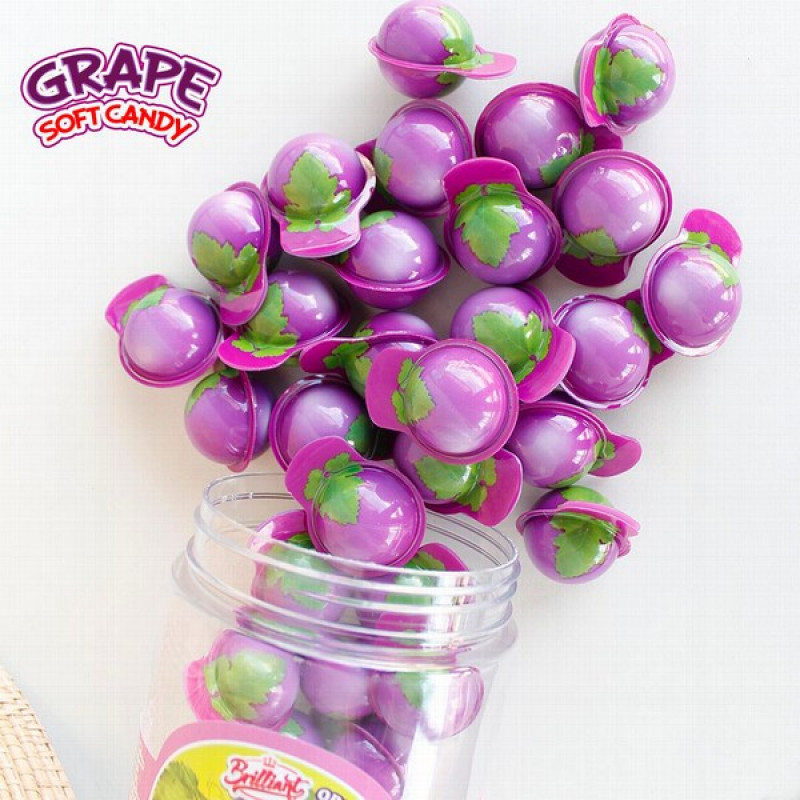 Želejkonfektes Grape Gummi 10g*30gb (14.07.2027) Ķīna