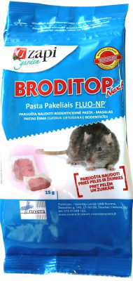 Peļu, žurku inde pasta ZAPI 150g (11.2027)