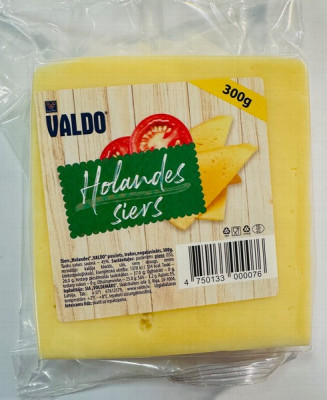 Siers Valdo Holandes 45% 300g 1/6 (24.12.26) Igaunija