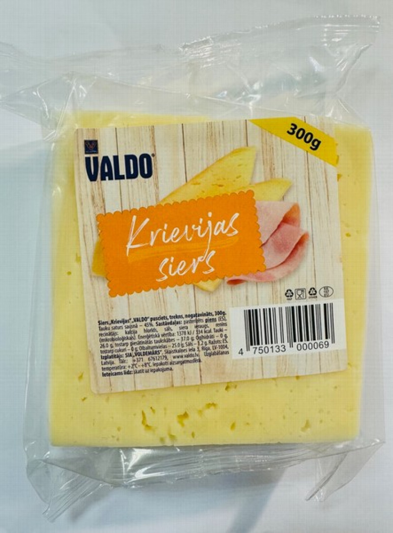 Siers Valdo Krievijas 45% 300g 1/6 (11.12.26) Igaunija