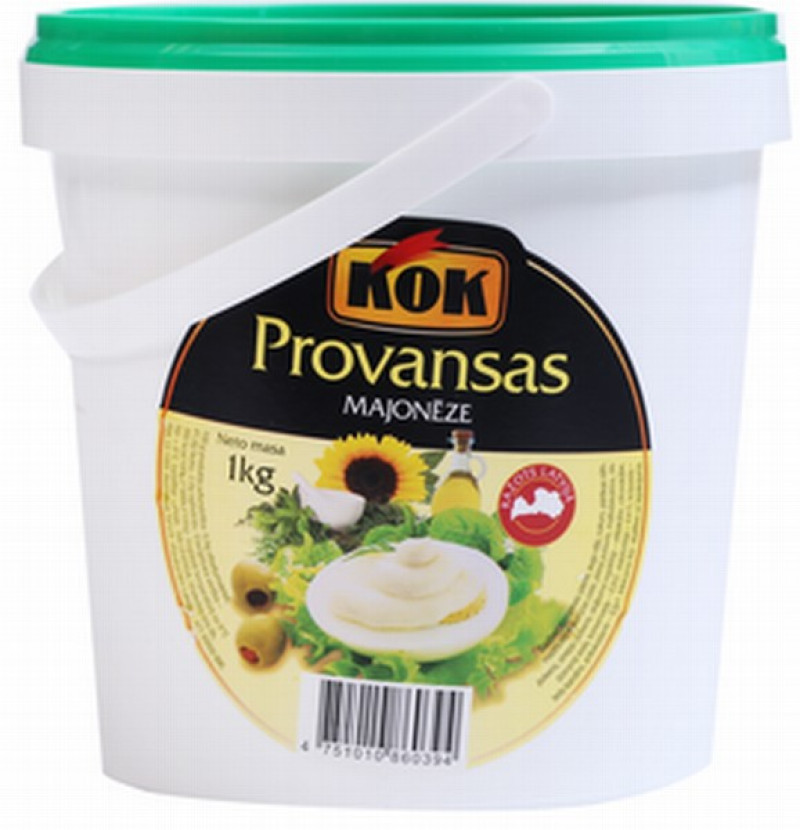 Majonēze KOK provansas 1L (06.01.27) Latvija 