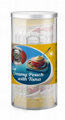 Kaķu Krēms kārums Perfect Cat ar tunci, tītaru un vistu 15g*30gb (02.27)Latvija