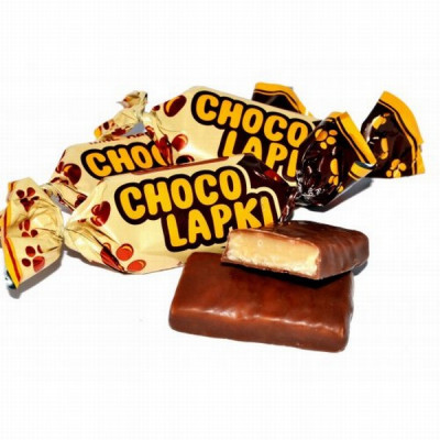 Šokolādes konfektes Roshen Šokolapki 1kg (08.08.27) Ukraina