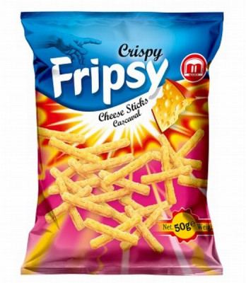 Čipsi FRIPSY Siera nūjiņas 50g 1/25 (04.05.27) Ziemeļmaķedonija