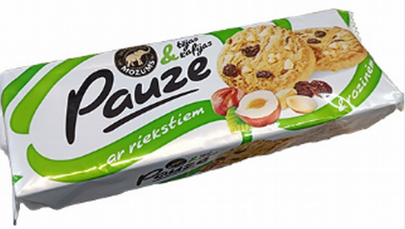 Cepumi Pauze ar riekstiem un rozīnēm 120g (21.03.27) Polija