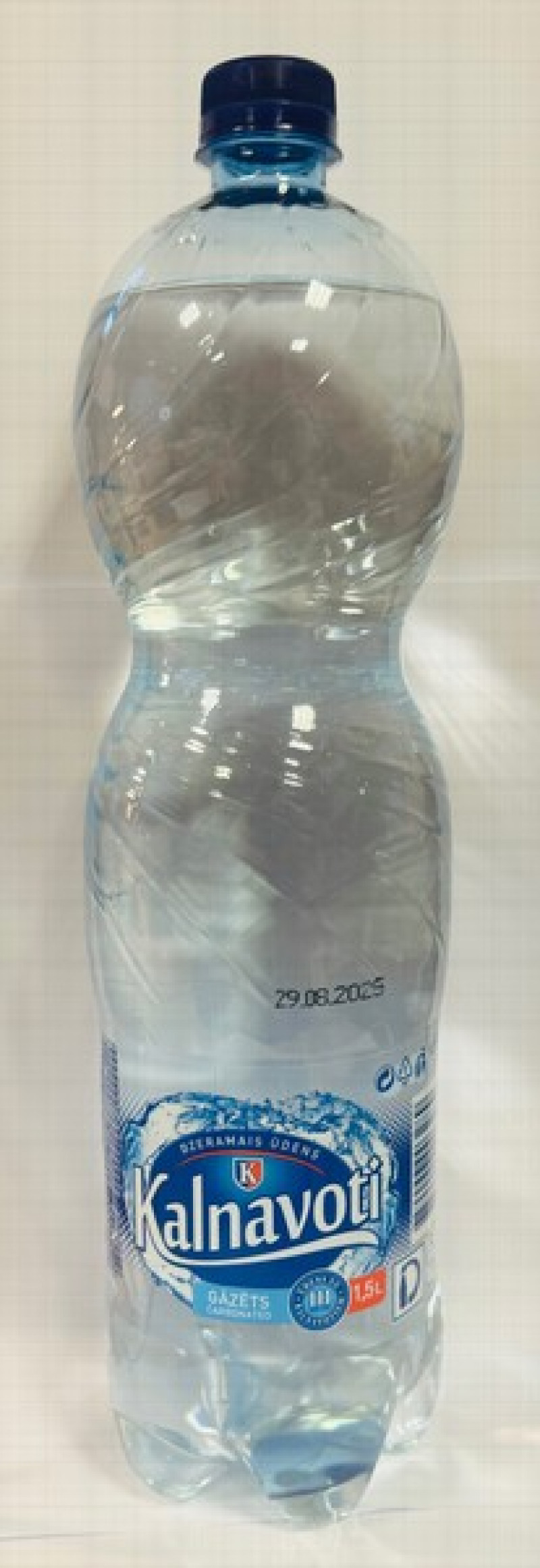Dzēramais ūdens Kalnavoti 1.5l gāzēts 1/6 DEPOZĪTS 0.10eur (15.04.27) Latvija