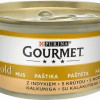 Kaķu konservi Gourmet Gold ar tītara pastēti 85g (06.2028) Francija