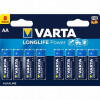 Baterijas Varta AA LR6 1*8gb Longlife (cena par IEPAKOJUMU)