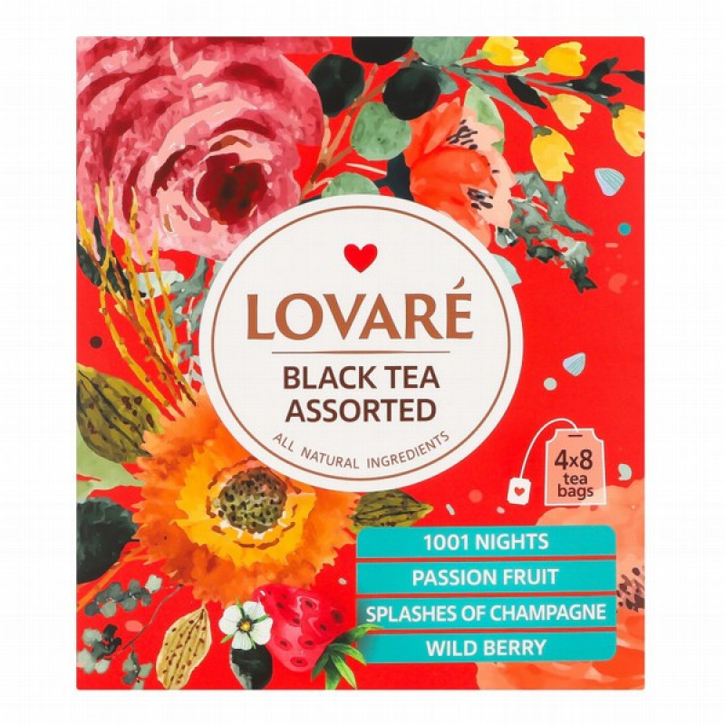 Tēja Lovare Assorted 2g*32 (15.12.2028) Polija