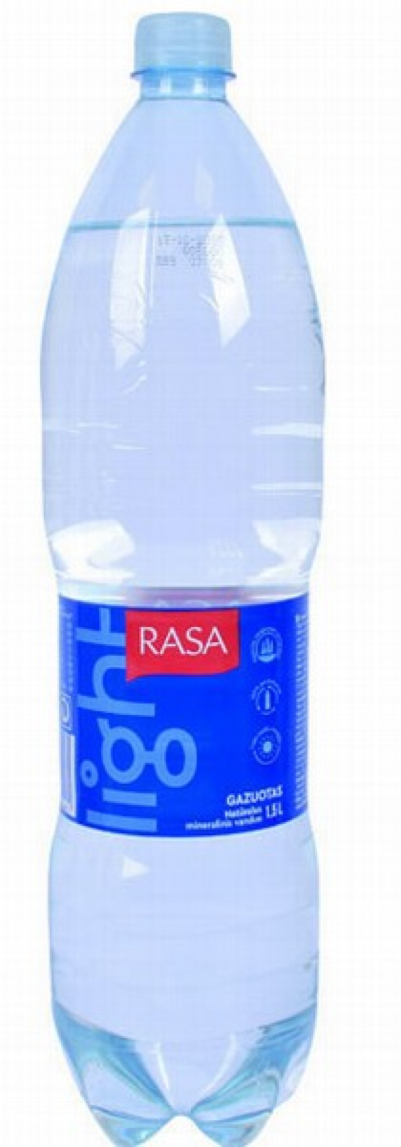 Minerālūdens Rasai gāzēts 1.5L 1/6 (504gb) (22.07.27) DEPOZĪTA maksa 0.10 eiro Lietuva