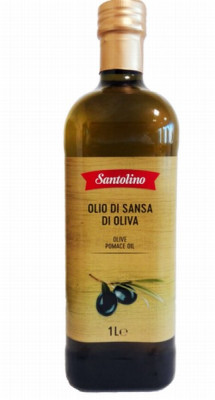 Olīveļļa Pomace Santolino stiklā 1L 1/12 (03.07.27) Itālija