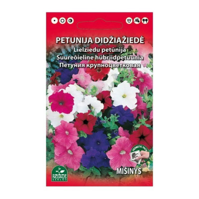Sēklas Puķe Lielziedu petūnija Mišinys (12.2029) 1/20
