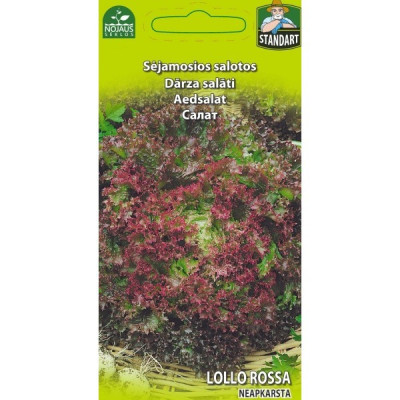 Sēklas Salāti Lollo Rossa 1g 1/20 (12.2028) Lietuva