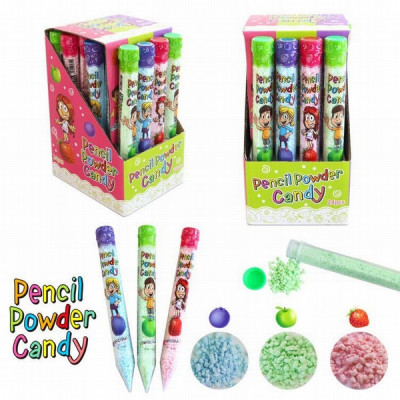 Dražejas Pencil powder candy 12g*24gb (01.08.2027) Ķīna