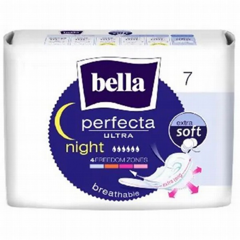 Higiēniskās paketes Bella Perfecta Night 7gb (12.29) Polija