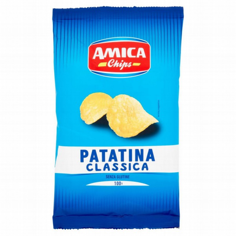 Čipsi AMICA ar sāli 100g 1/20(17.12.2026) Itālija