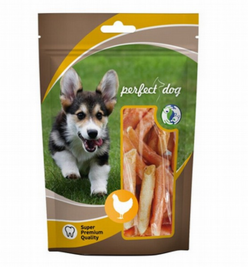 Suņu kārums Perfect Dog desiņas ar vistas gaļu un sieru 70g (11.27) Latvija