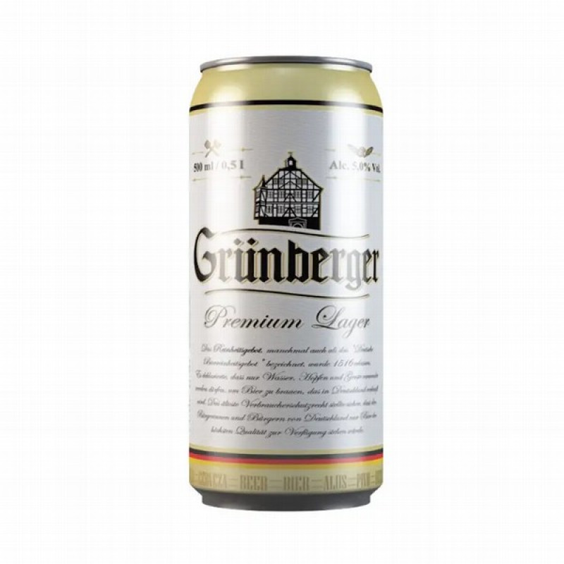 Alus Cēsu GRUNBERGER 0.5L 5% DEPOZĪTS 0.10eur 1/24 (19.06.27) Latvija