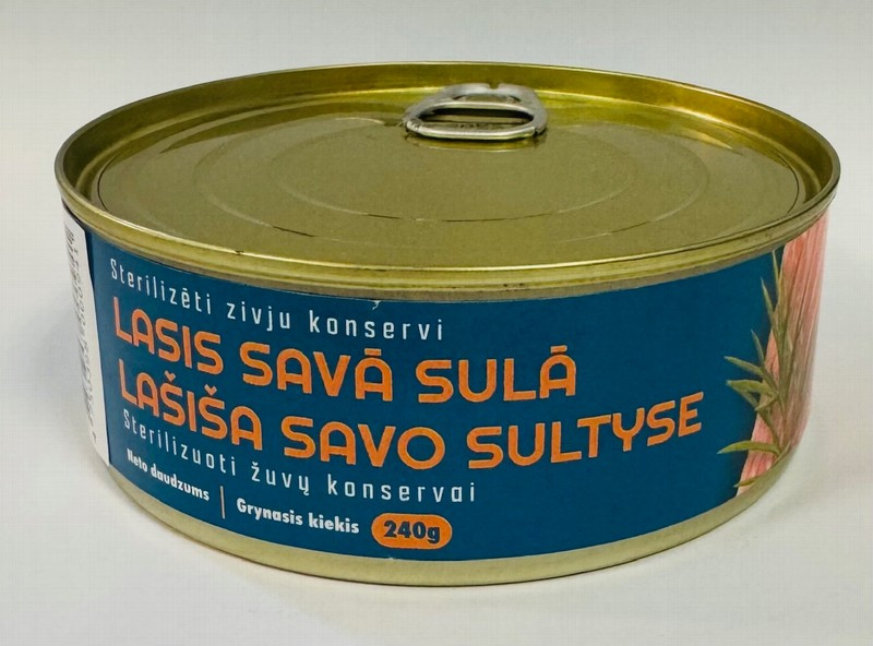 Lasis savā sulā 240g Saldus gaļas kombināts (ar attaisāmo) (02.06.29) Latvija
