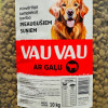 Suņu sausā barība VAU VAU ar gaļu 10kg (13.09.27) Latvija