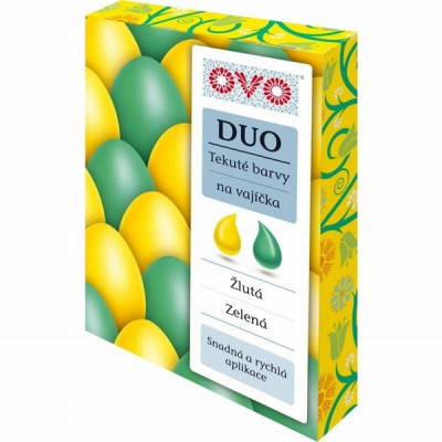Olu krāsas 2gb 20ml zaļa un dzeltenena (Lieldienas) 1/10