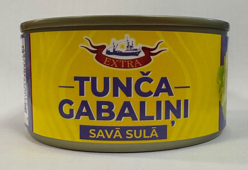 Tuncis gabaļiņos sava sula 185g Extra 1/48 (23.05.2027) Ķīna