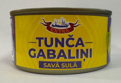 Tuncis gabaļiņos sava sula 185g Extra 1/48 (23.05.2027) Ķīna