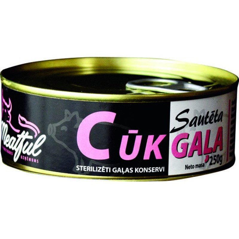 Cūkgaļa sautēta 250g Meatful 1/12 (11.03.2027) Latvija
