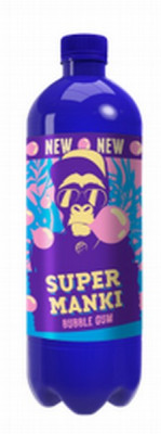 Limonāde Super manki Bubble 0.5L 1/12 (29.11.26) DEPOZĪTA maksa 0.10 eiro EU