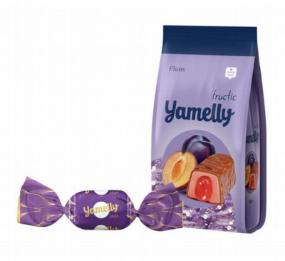 Šokolādes konfektes Yamelly plūmju 500g Candy Gold (12.11.2026)