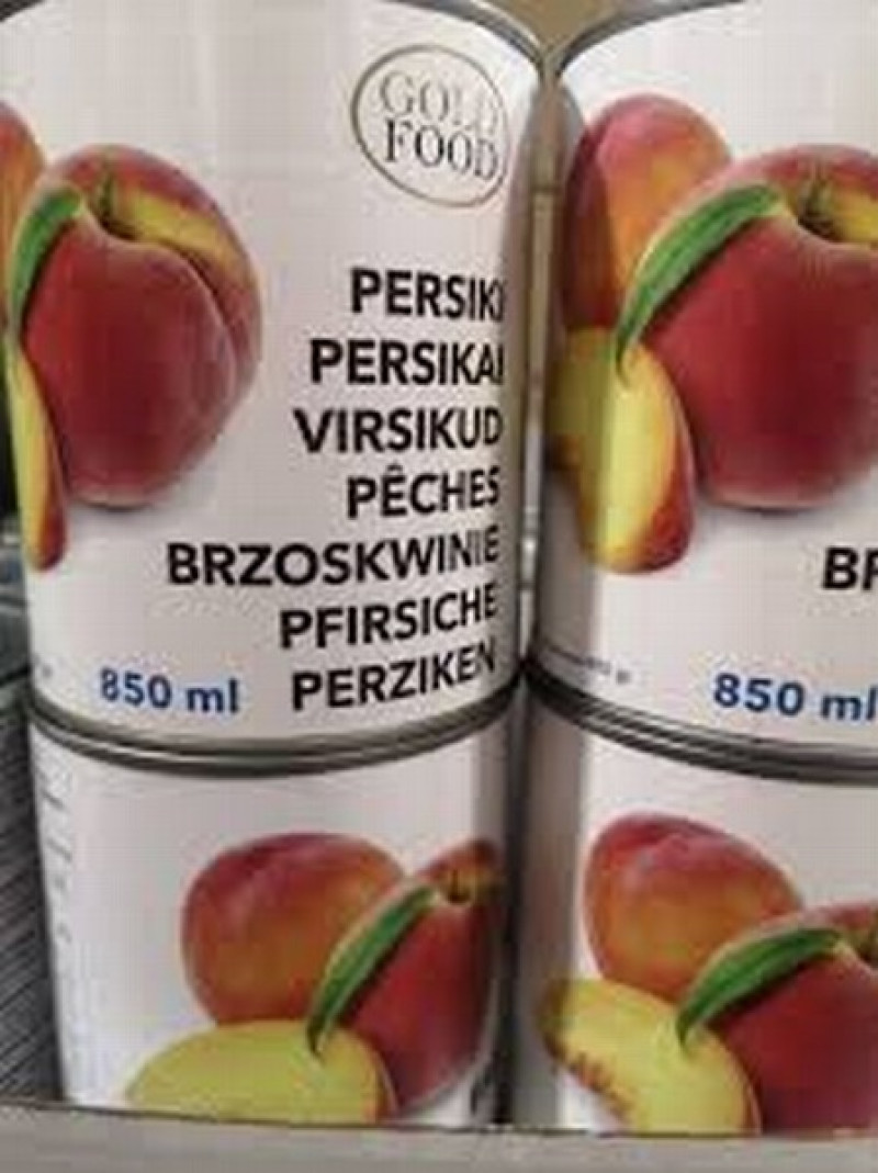 Persiki kons.850ml Gold Food 1/6(21.08.28) Greķija LABA CENA