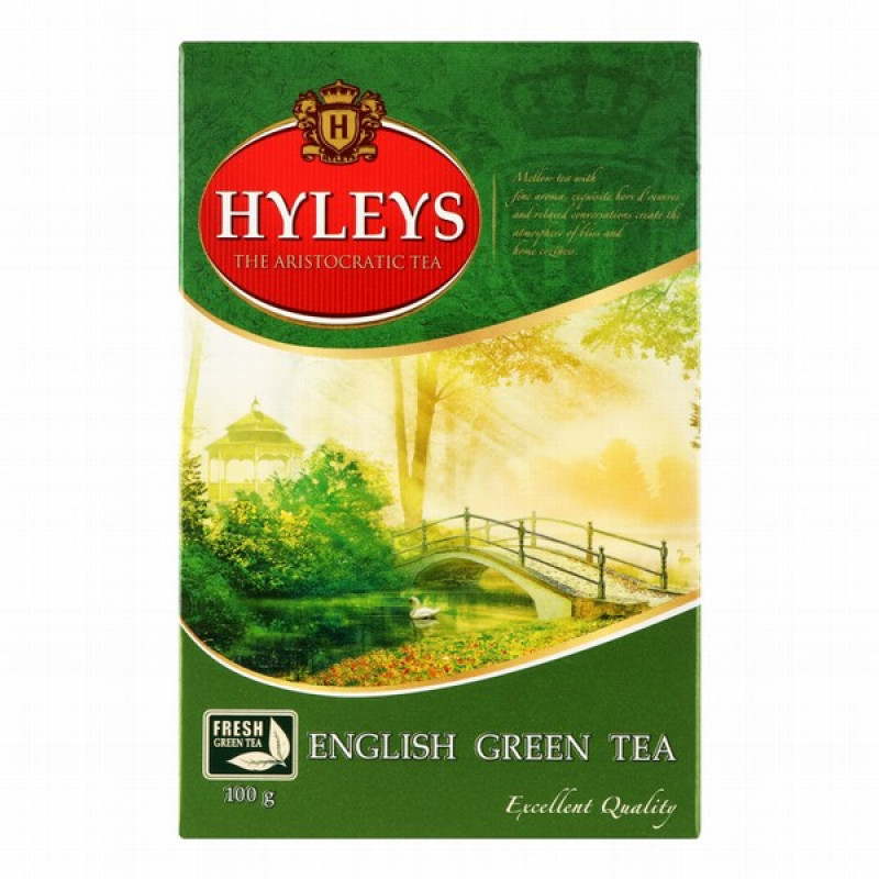 Tēja Hyleys English zaļā 100g (10.2028) Šrilanka