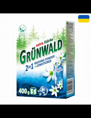 Veļas pulveris Grunwald 2in1 400g (18.09.30) Ukraina