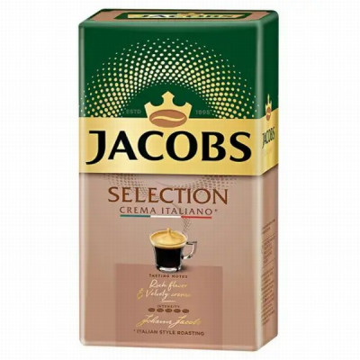 Kafija maltā Jacobs Selection Crema Italiano 500g 1/12 (07.09.27) Nīderlande