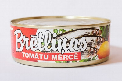 Brētliņas apceptas tomātu mērcē 240g Brasla (19.02.2028)Latvija