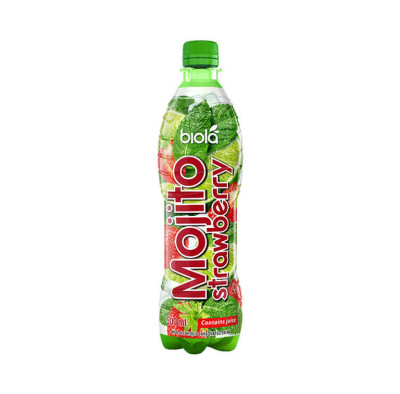 Limonāde Biola Mojito Zemeņu 0.5L DEPOZĪTS 0.10eur (03.02.27) Ukraina