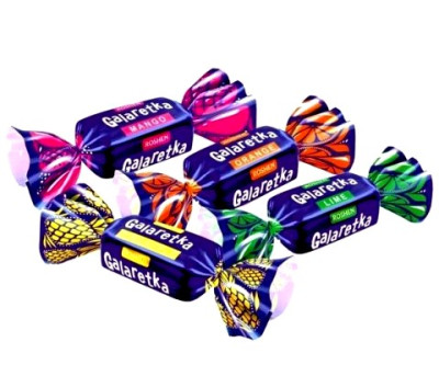 Šokolādes konfektes Roshen ar želeju Galaretka 1kg (pārdodas pilns iepakojums) (22.06.27) Ukraina