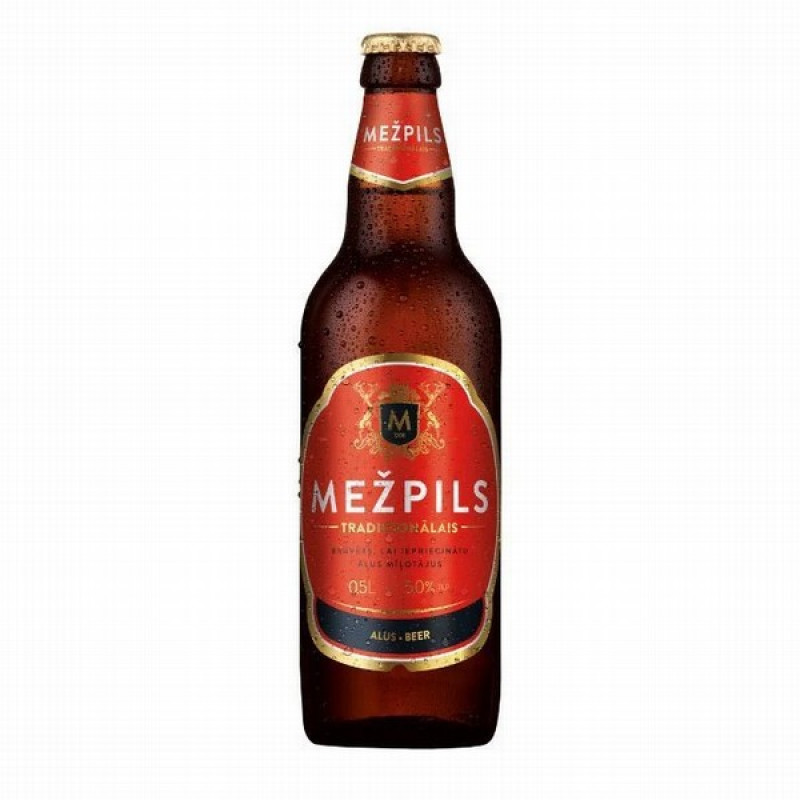 Alus Aldara Mežpils tradicionālais 5.0% 0.5L DEPOZĪTS 0.10 eiro 1/6 (23.05.27) Latvija