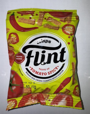 Grauzdiņi Flint Tomātu Spicy 50g 1/30 (28.02.27) Ukraina