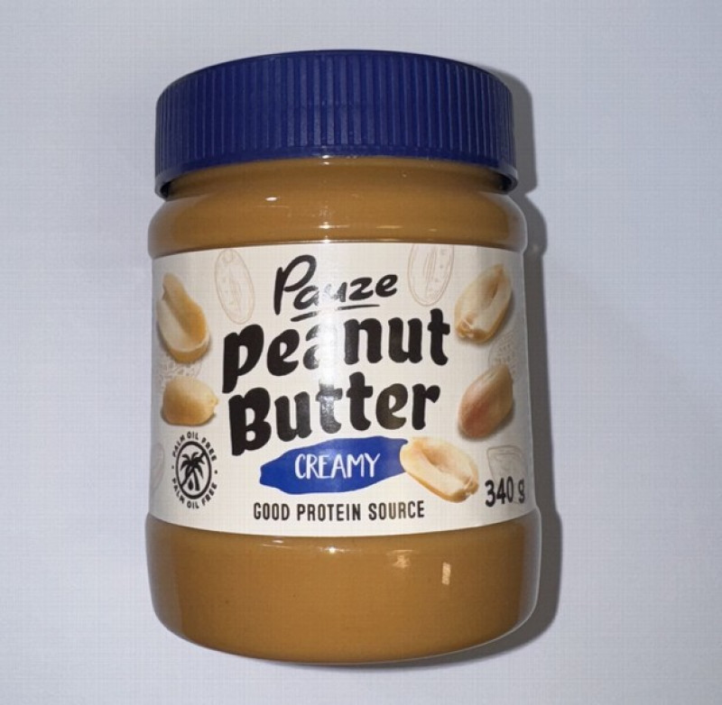Zemesriekstu sviests Pauze Creamy 340g((13.01.27)Ķīna