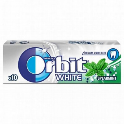 Košļājamā gumija Orbit White Spearmint 14g 1/30gb (26.04.27) Polija